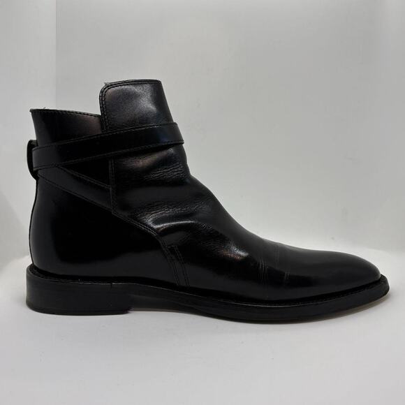 Hugo Boss Jodhpur Ankle Leather Boots 6.5-7 - Picture 1 of 10